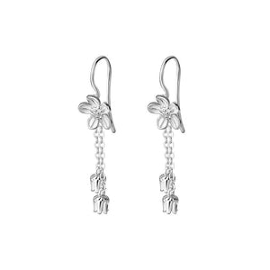 Floral Lily of the Valley Hook Drop Earrings - Perimade & Co.