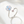 Silver ring with a flower-shaped opal stone and pink gem on a white background