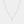 A gold-plated, sterling silver necklace with a chain design and a central four-petal flower-shaped cubic zirconia pendant.
