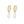 Freshwater Pearl Pave CZ Drop Hoop Earrings - Perimade & Co.