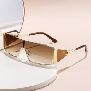 Futuristic Geometric Square Shield Sunglasses - Perimade & Co.