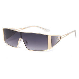 Futuristic Geometric Square Shield Sunglasses - Perimade & Co.