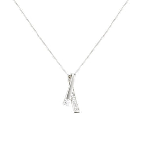 Geometric Layered Double Bar Charm Necklace - Perimade & Co.