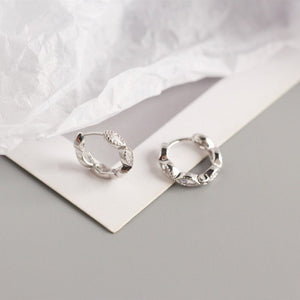 Geometric Marquise CZ Huggie Hoop Earrings - Perimade & Co.
