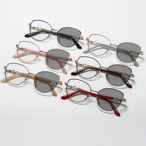 Geometric Photochromic Cat Eye Sunglasses - Perimade & Co.