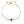 A gold-plated adjustable bracelet featuring a cross charm with cubic zirconia and small clear stones along the chain.