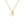 Gold Initial Letter Charm Pendant Necklace - Perimade & Co.