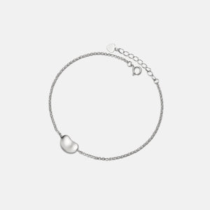 Gold Kidney Bean Charm Stacking Bracelet - Perimade & Co.
