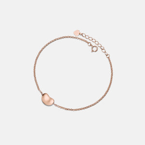 Gold Kidney Bean Charm Stacking Bracelet - Perimade & Co.