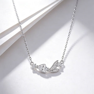 Goldfish Marquise Pave Tail Pendant Necklace - Perimade & Co.