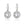 Halo Setting CZ Dangle Drop Hook Earrings - Perimade & Co.
