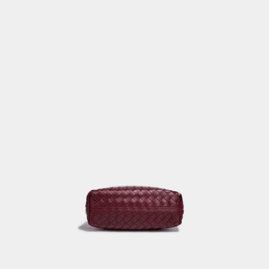 Handwoven Leather Cloud Drawstring Handbag - Perimade & Co.
