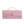 Pink woven handbag with a gold clasp on a white background