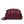 Maroon woven handbag on a white background