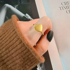 Heart Anxiety Fidget Spinner Stacking Ring - Perimade & Co.