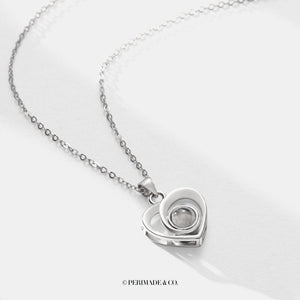 Heart Custom Photo Projection Necklace - Perimade & Co.