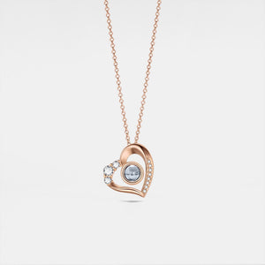 Heart Custom Photo Projection Necklace - Perimade & Co.