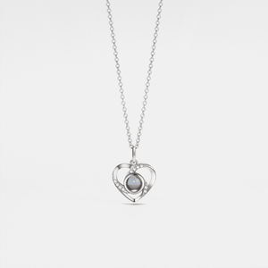 Heart Custom Photo Projection Necklace - Perimade & Co.