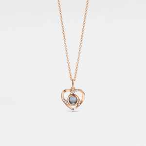 Heart Custom Photo Projection Necklace - Perimade & Co.