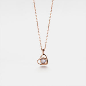 Heart Custom Photo Projection Necklace - Perimade & Co.