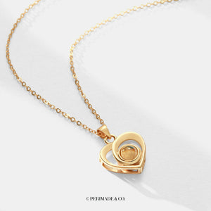 Heart Custom Photo Projection Necklace - Perimade & Co.