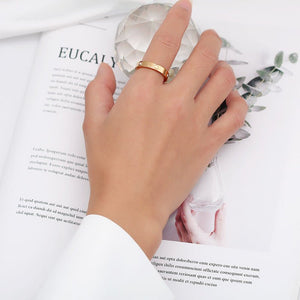 Heart Matching Couple Stacking Band Ring - Perimade & Co.