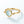 Hexagon Seafoam Mint Amazonite Crown Ring - Perimade & Co.