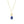 Hollow Floral Teardrop Stone Charm Necklace - Perimade & Co.