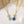 Hollow Floral Teardrop Stone Charm Necklace - Perimade & Co.