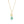 Hollow Floral Teardrop Stone Charm Necklace - Perimade & Co.