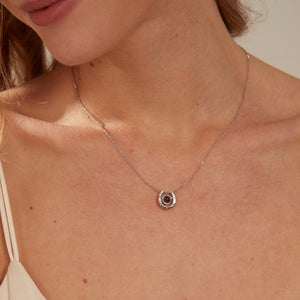 Horseshoe Custom Photo Projection Necklace - Perimade & Co.