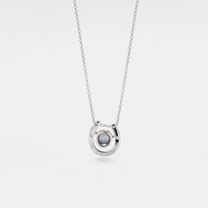 Horseshoe Custom Photo Projection Necklace - Perimade & Co.