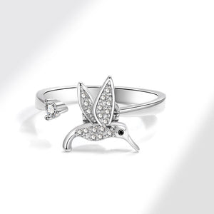 Hummingbird Anxiety Fidget Spinner Ring - Perimade & Co.