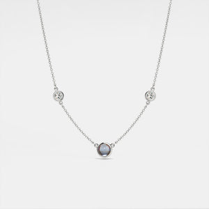 Personalisierte Halskette mit Fotoprojektion