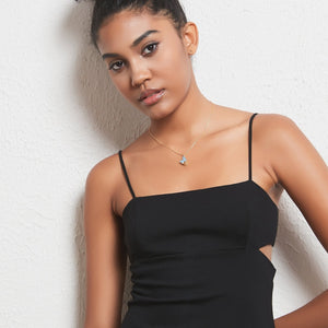 Collana con proiezione fotografica Farfalla Blu