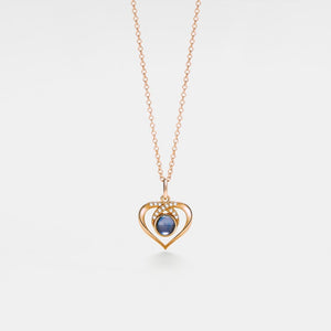 Heart Custom Photo Projection Necklace
