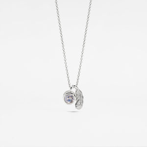 Feather Custom Photo Projection Necklace