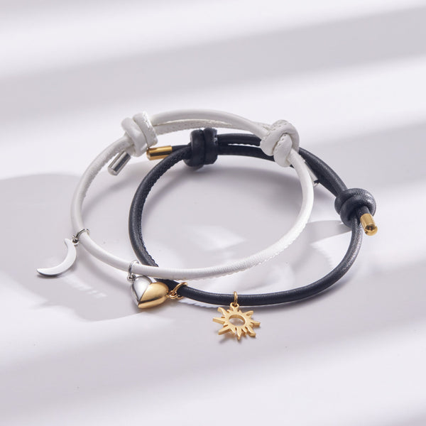 Magnetic Heart Couple Bracelet – Perimade & Co.