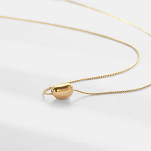 Cute Acacia Bean Pendant Necklace