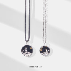 Little Prince Fox Couple Matching Necklace