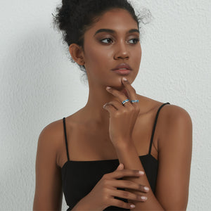 Little Prince Fox Couple Matching Wedding Ring