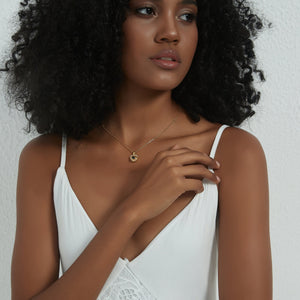 Collier de projection photo personnalisé en forme de cœur