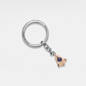 Custom Rocket Photo Projection Keychain