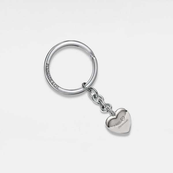 Custom Heart Photo Locket Keychain