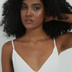 Custom Heart Photo Projection Necklace