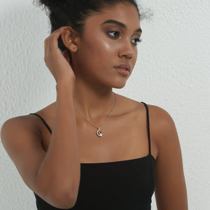 Spaceman Moon Photo Projection Necklace