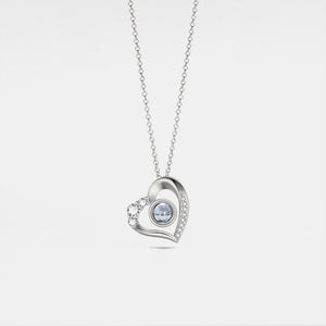 Custom Heart Photo Projection Necklace