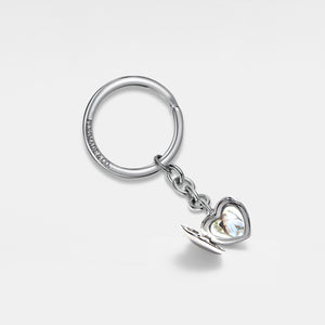 Heart Custom Photo Locket Keychain