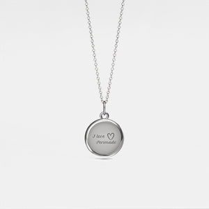 Custom Round Photo Locket Necklace