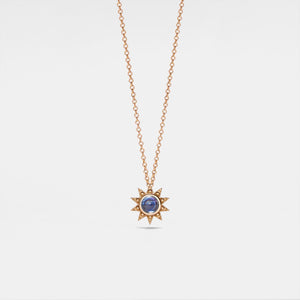 Sun Custom Photo Projection Necklace